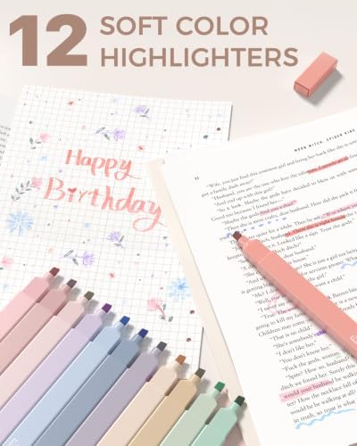 Four Candies 56 PCS Aesthetic School Supplies with Pencil Case (Cream)