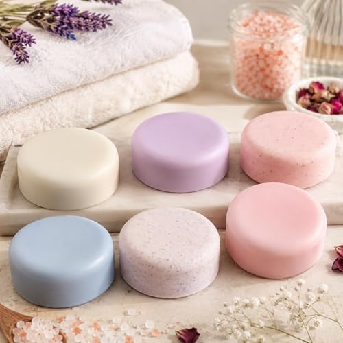 3Pack Round Silicone Mold Round Silicone Soap Mold Rounds Handmade Soap Making Mold Circle Silicone Mold Circle Mold Handmade Soap Mold for Soap Candle Lotion Bath Bombs Resin Wax Cake Chocolate Candy