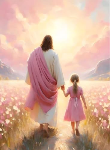 AIBOERL Paint by Numbers Kit for Adults Beginner,Jesus Religion, 12X16In