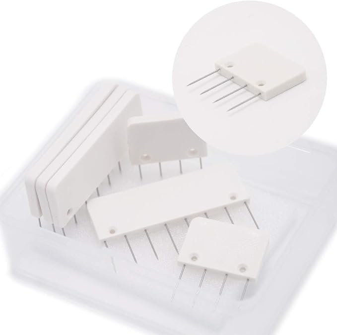 LAMXD Knit Blocking Pins Kit - 25 Pcs Knit Blockers & 100 T-pins Kit for Blocking Mats- Knit Blocking Combs for Blocking Knitting, Crochet, Lace or Needlework Projects, use for Knitting Mat