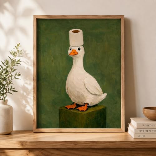 Duck Diamond Art Kits for Adults,Funny Diamond Painting Kits 12X16In