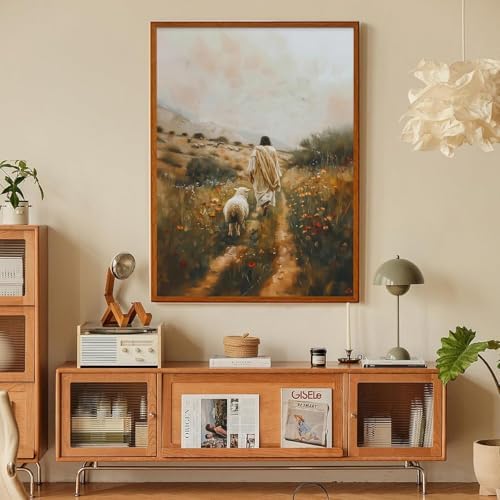 Jesus Paint by Numbers Kit for Adults Framed Canvas 12X16 in, Frameworkless