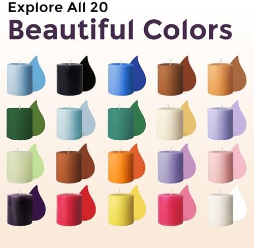 Purple Candle Dye Chips, Soy & Paraffin Candle Making, 50 Pack