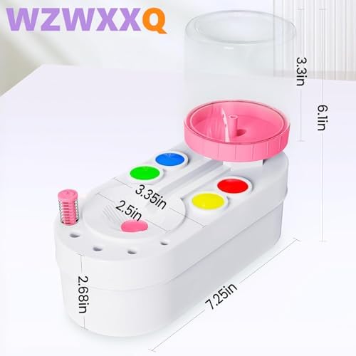 Upgraded Paint Brush Cleaner Brush Rinser Water Circulation(Pre Assembled), Watercolor/Oil and Water-Based Paint Brush Cleaner Tool, Gift for Adults Artist Beginners