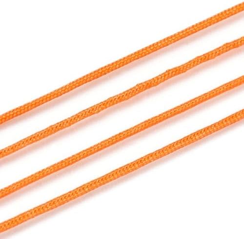 Elecrelive 43 Yards Nylon String Dark Orange Nylon Cord Beading Thread