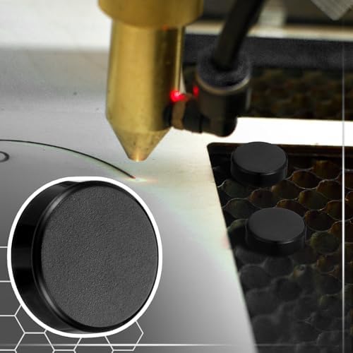 Blulu 50 Pcs Magnetism Honeycomb Pin for Laser Cutting 1.18 Inch Honeycomb Bed Pins Hold Down Laser Engraving Accessories Supplies Machine Fixing Needle Engraver Machine Accessories (Black)