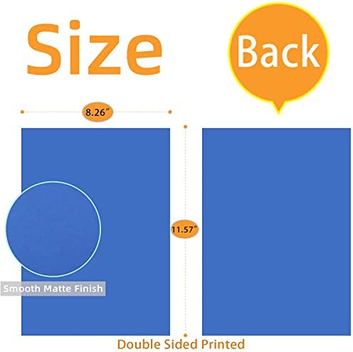 60 sheets Color Cardstock, 28 Assorted Colors 250 gsm A4 Size, Double Sided Printed Cardstock Paper, Premium Thick Card Stock for Card Making, Craft, Scrapbooking, Party Decors
