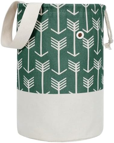 TOGETRUE Yarn Bag, Knitting Crochet Bag, Portable Yarn Storage Bags Organizer for Crocheting Project, Store Skein Ball, Short Knitting Needle (Medium,Green)