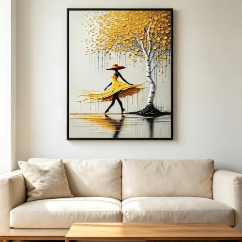 Diamond Art Kits for Adults,Abstract Lady Tree Diamond Painting Kit