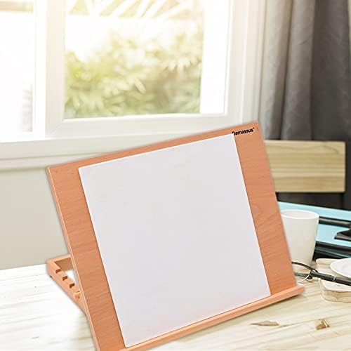 Darnassus A2 Extra Large Adjustable Tabletop Painting Easel, 24.4 inch by 17.3 inch, Drawing and Sketching Board, Book Holder, Book Stands, Tilt Height Adjustable, Portable Easel Stand