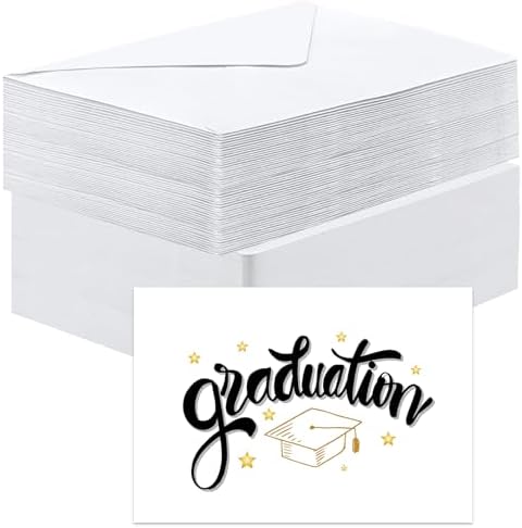 Mototo 60 Set Blank Watercolor Cards with Envelopes 5 x 7 Inch DIY Painting