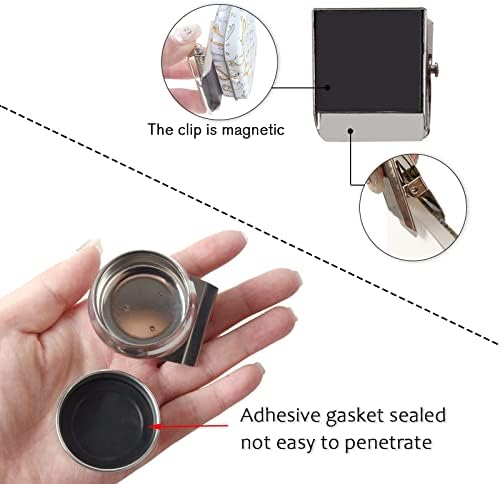 Portable Travel Watercolor Palette, Mini Metal Tin Box,12-Well Empty Tins