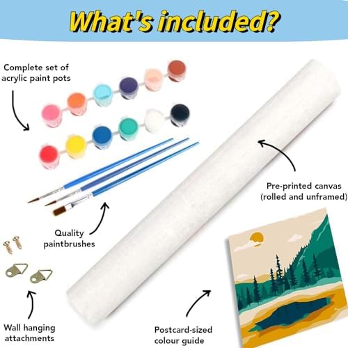 SKMN Paint by Number for Adults Beginners,Watercolor Balcony,DIY Oil Painting Kits for Home Wall Art Decor,40x50cm,Without Frame
