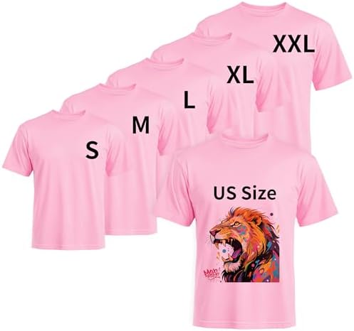 Joyclub 5 Pack Sublimation Shirts Blanks Bulk Polyester Unisex S-2XL | Wholesale crew neck short sleeve for heat transfer and vinyl; mixed sizes simplify team, event and small-batch planning gifts