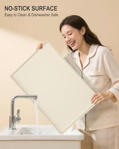 Silicone Art Mat for Crafts, 16" x 24" Waterproof Non-Slip Painting Mat