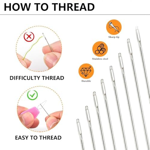 Hzkokon 2 Pack Embroidery Kit for Beginners Adults Cross Stitch Kits Hand Embroidery Kit Includes Stamped Flower Pattern, Hoop, Color Threads,Tools & Follow Instruction
