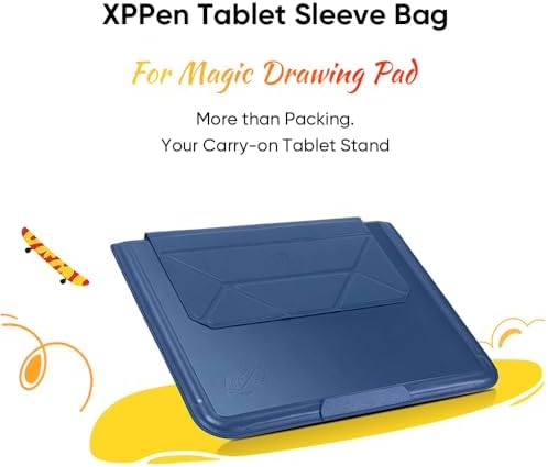 XPPen Magic Drawing Pad Case Storage Bag for Magic Drawing Pad Carry Protective Bag Portable Protective Case for XPPen 12.2 Inch Standalone Drawing Tablet