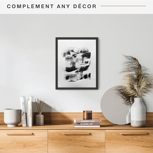 MCS Canvas Float Frames Canvas Black Finish Frame, Vertical & Horizontal Wa