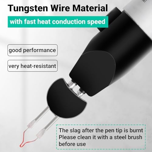 Thread Burning Tool Instant Heat Pen for Melting and Trimming Frayed Threads Sewing Beading Crafts with Safety Cap