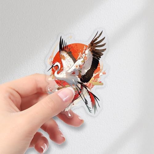 50Pcs Chinese Style Vintage Stickers – Waterproof Pet Floral