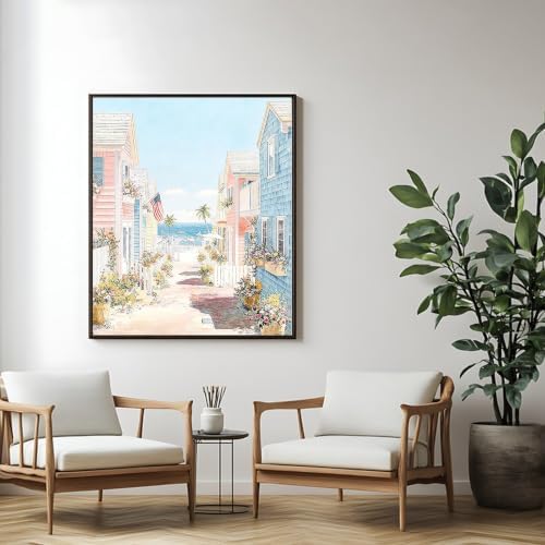 2Pack Ocean Diamond Art Kits for Adults, Diamond Painting Kits for Beginner
