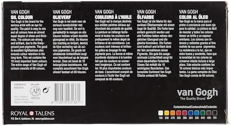 Van Gogh Oil Color Paint, 10x20ml Tubes, Basic Set