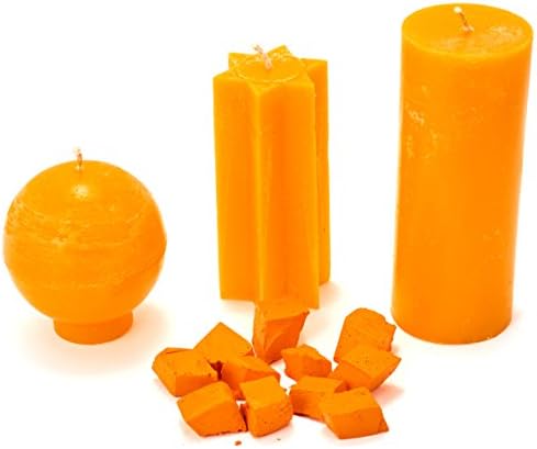 Dark Yellow Candle Wax Dye 2 oz - Candle Color Dye Blocks