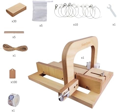 Wooden Soap Cutter for Handmade Soap Making Professional