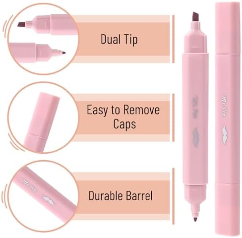 Mr. Pen- Aesthetic Bible Highlighters No Bleed Through Assorted Color, 8pcs