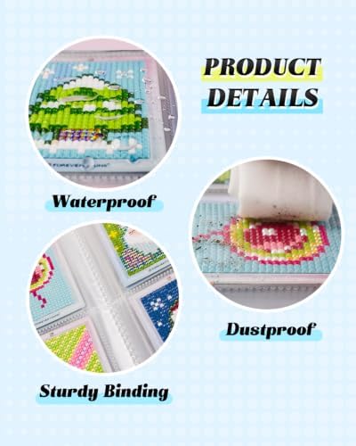 Foreveryoung Minigem Diamond Art Storage Book, 3-Inch, 1 Pack