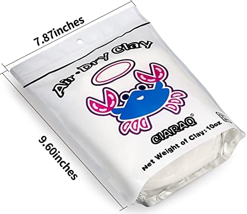CiaraQ Air Dry Clay Kit – White Modeling Clay