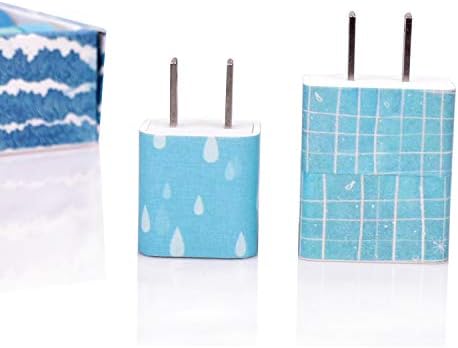 Washi Tape Set of 12 Rolls,Blue Sea Wave Decorative Washi Masking Tape