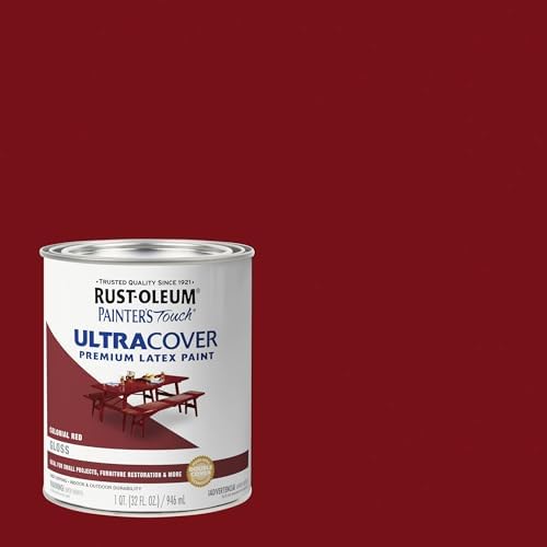 Rust-Oleum Painter's Touch Brush Enamel Paint, Gloss Colonial Red