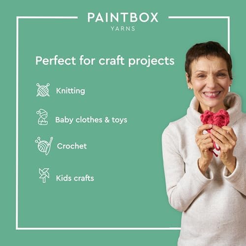 Paintbox Yarns 100% Cotton Aran Yarn 1.76oz / 50g, 93yds / 85m