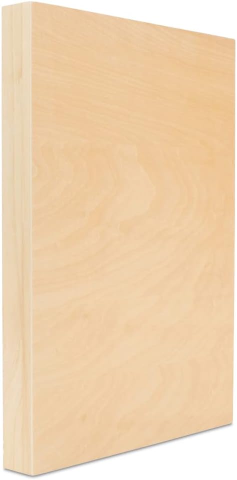 Woodpeckers Canvas 12 x 16 x 1-1/2-inch, Pack of 4 Sign Blanks With Frame, Cradled Panels for Crafts & Home Decor