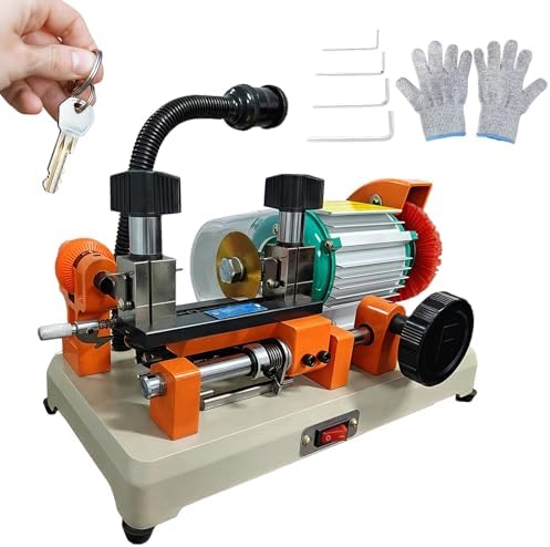 Cutting Machine, 110V Upgraded Horizontal Cutter with Brush | Professional Metal Cutting Machine, Ideal for Hardware Store Use