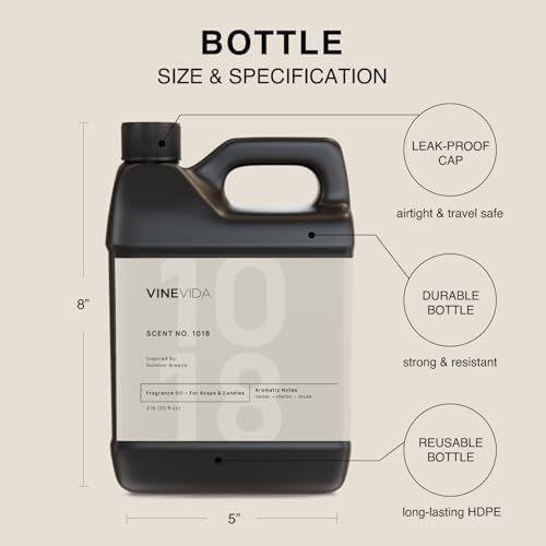 VINEVIDA [32oz] Scent No.1018 Fragrance Oil for Candle Making and Soap Making - Premium Candle Scents for Soy Candles