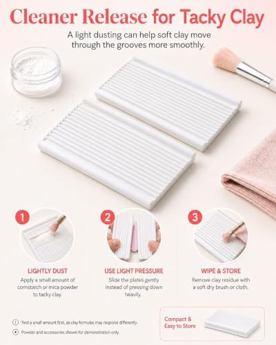 3D Print Clay Gel Ball Maker Tool,Nail Art Bead Roller for 3D Gel Flower (Pink)