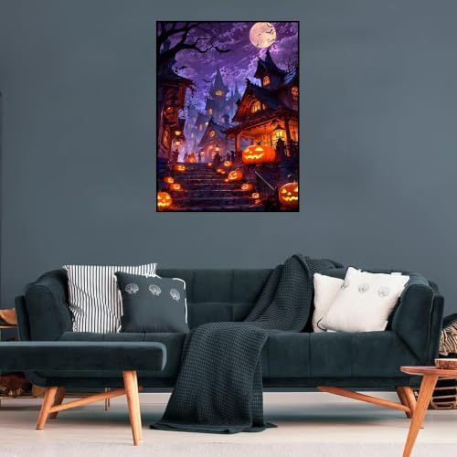 Halloween Diamond Art Kits for Adults, Diamond Painting Kits for Beginners