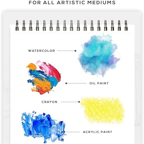 Beechmore Books 9x12 Watercolor Sketchpad 300 GSM/140lb 50 Sheets