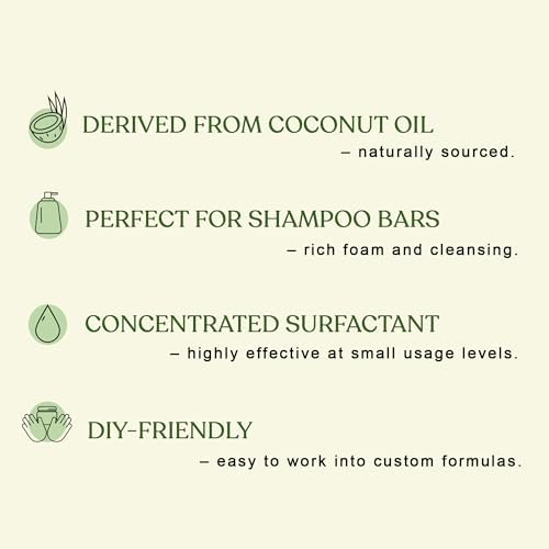 Soapeauty Coconut Oil SCS Noodles Surfactant for Skin Care Products - Sodium Coco Sulfate Noodles for Shampoo Conditioner Set, Soap Making Supplies, Body Lotion - 16 OZ (Pack of 2)