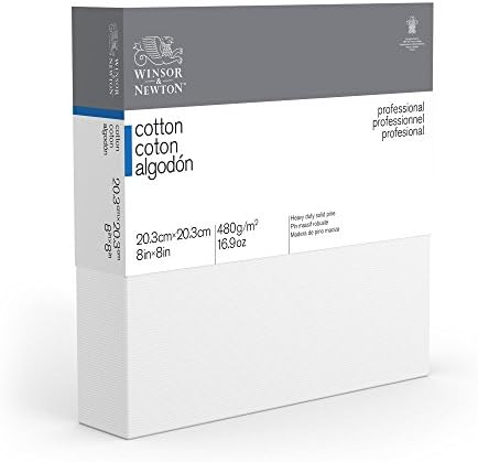 Winsor & Newton Professional Cotton Canvas, 8" x 8" Deep Edge