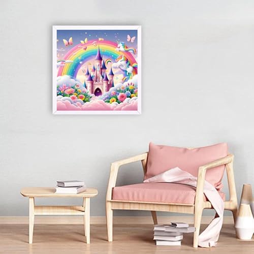 JAKI Diamond Art Painting Kits for Adults Castle 13.8x13.8inch