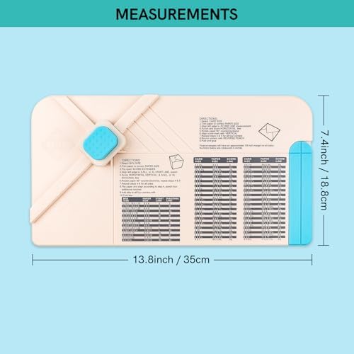 Envelope Punch Board, 3-in-1 Envelope Maker, Bows, Gift Box Punch Boards for Crafting, All-in-on Scrapbook Envelopes Scribe Punches Board with Indentation Pen for Handicrafts Crafts Scrapbooking Tool