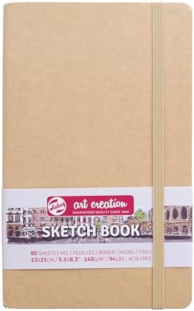 Talens Japan T9314-432M 452213 Art Creation Sketchbook, Drawing Notebook, 5.1 x 8.3 inches (13 x 21 cm), Craft Paper