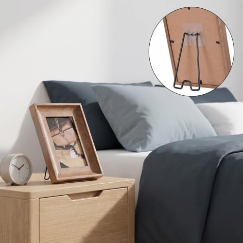 Xthrotsenk 4 Pcs Picture Frame Stand, Stainless Steel Picture Frame Stand