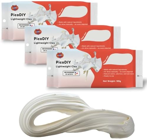 Air Dry Clay Lightweight, Flexible Modeling Clay for Adults Arts and Crafts