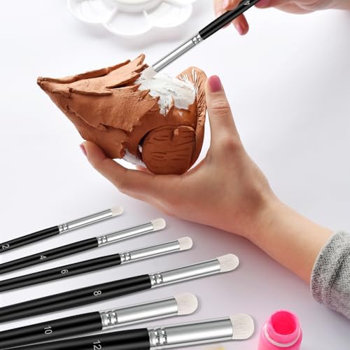 Dry Brush Set, 6 Different Sizes