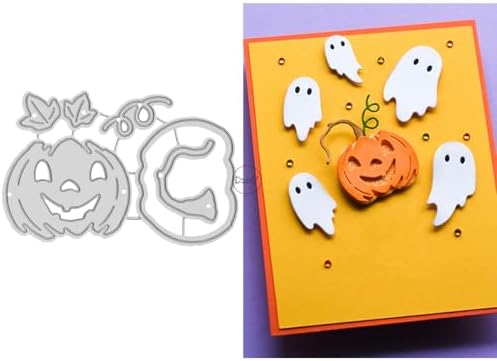 Patchwork Halloween Pumpkin Metal Cutting Dies for Card Making