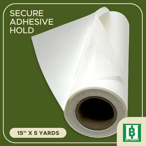HBI Sticky Wash Away Water Soluble Stabilizer Roll, 15 in x 5 yd
